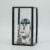 BRIKSMAX Modular Interlocking Display Case for LEGO 75379 R2-D2, Acrylic Stackable Dustproof Display Box with Front-Open Design, Clear PET Panels, Storage Showcase Case, 7.48″ x 7.48″ x 12.6″, Black