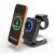 BRILLESS 3-in-1 Foldable Wireless Charger Station, Qi2.2 25W Certified Fast Charging for Magnetic Charger Stand, iPhone & Samsung, Apple Watch & Galaxy Watch, AirPods & Galaxy Buds