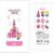 BrilliPlay Magnetic Tiles Pink Princess Castle Set, 28 PCS, Ages 3+