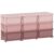 Brilluxa Kids Drawer Organizer, 29.5-Inch 3-Tier Storage Dresser Tower with 9 Fabric Drawers, Chest of Drawers for Kids Bedroom, Playroom or Nursery, Pink