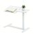 Brilluxa Standing Desk, White Mobile Height-Adjustable Workstation