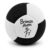 Brimza Aven Footbag Ball for Adults & Teens, Sand Filled Footbag for Beginners, Durable Soft Fabric Kick Ball for Outdoor Foot Sports, Casual Play & Training (White&Black)