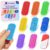 Bristle Tactile Sensory Stickers – 8PC Soft & Gentle Textured Fidget Strips for Kids & Adults – Calm Strips for Autism, ADHD, Anxiety Relief – Quiet Fidget Toys for School, Classroom, Desk & Gifts