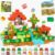 BRISTLIX 200 PCS 0.8in Magnetic Blocks – Magnet Toys for Kids, Magnetic Building Blocks Cubes, Stacking Magnets, STEM Toys Birthday Gifts for Boys and Girls Age 3+ (Theme: Farm Animals)