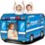 Britik Police Car Pop Up Tent Kids Toddler Indoor Outdoor Playhouse Toy