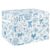 Briwooody Beach Storage Bin with Lid and Carrying Handle Coastal Blue Bow Seashell Foldable Storage Box Summer Bachelorette Party Decorative Collapsible Container Basket for Closet Home Bedroom Gift