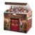 Briwooody Christmas Nutcracker Storage Bin with Lid and Carrying Handle Red Christmas Storage Box Large Xmas Nutcracker Decorative Collapsible Container Basket for Organizing Closet Home Bedroom Gift