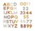 Brooklyn Neutral Silicone Magnetic Letters and Numbers- 46 Piece Play Set. Number and Letter Magnets for Whiteboard, Refridgerator or Classroom