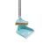 Broom and Dustpan Set Cleans Combo with and Lobby for Kitchen Home Room Office Floor Use