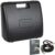 Brother CCD220 Carry & Storage Case PT-D220 P-Touch Label Maker, Black, Bundle with Deco Essentials Printer eBook User Guide and 6ft USB 2.0 Type-B to USB-C & USB-A Printer Cable