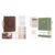 Brown Bible Cover Case with Bibke Study Supplies & Green Bible Study Journal