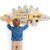 BROWNROOT Dinosaur Activity Wall Busy Board 11 in 1 Foldable Wooden Montessori Sensory Panel for Kids Wall Mounted Toddler Learning Activity Center for Playroom Daycare Nursery Classroom 3-6