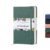 BROWNSTONE JOURNALS A5 Sketch Book Hardcover – 80 Sheets 100 GSM Paper 5″x8″, Lay Flat, Vegan Leather Cover, Elastic Band, Back Pocket, Art Drawing Book (Dartmouth Green)