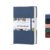 BROWNSTONE JOURNALS A5 Sketch Book Hardcover – 80 Sheets 100 GSM Paper 5″x8″, Lay Flat, Vegan Leather Cover, Elastic Band, Back Pocket, Art Drawing Book (Symphony Blue)