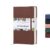 BROWNSTONE JOURNALS A5 Sketch Book Hardcover – 80 Sheets 100 GSM Paper 5″x8″, Lay Flat, Vegan Leather Cover, Elastic Band, Back Pocket, Art Drawing Book (Chestnut Brown)