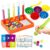 Broytain Counting and Color Sorting Toys for Toddlers,Math Manipulatives Match Games Educational Learning Fine Motor Skills,STEM Preschool Kindergarten Learning Activities