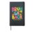 Bruh We Back To School 3rd Grade Teacher Retro Groovy Hardcover Journal, Black