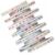 Bruislard Washi Tape Thin Skinny Basic Washi Tape Set, Thin Washi-Tape 12 PCS 5MM Wide Decorative Tapes Scrapbook Washi-Tape for Journaling, Craft Tapes Length 3meter