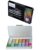 BRUSTRO Artist Metallic Watercolour Half Pans Set of 14