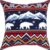 Brvsk Christmas Needlepoint Kit for Adults and Beginners — Winter Bears 16″ × 16″ with Clear, Precise Printed Design on Cotton Canvas; Includes 2 Needles, Yarn, and Easy-Read Chart