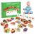 Bryasha Greedy Caterpillar Wooden Lacing Bead Threading Toy, Montessori Fine Motor Skills Game with Fruit Pieces (Greedy Caterpillar Lacing Toy(1))
