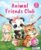 BSCOOL Animal Friends Club Watercoloring Book for Kids Ages 5+ – Pocket Size Paint with Water Coloring Kit, 21 Pages with Built-in Paint Palette & Brush, Travel Activity Set