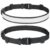 BSEEN LED Running Waist Belt – USB Rechargeable Reflective Glowing LED Waistband, Flashing Safety Light Belt for Runners, Joggers, Walkers, Pet Owners, Cyclists (RGB-L(110cm))