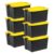BSFHKLA Stackable Plastic Storage Bins, Latching Lid Totes, Heavy‑Duty Containers For Closet, Garage, Basement And Household Organization(60qt)