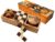 BSIRI 3 Puzzles in a Box – Wooden Brain Teaser Puzzle, 3D Mind Puzzle for Adults, Educational Senior Games, and Brain Games, Ideal for Birthday Gifts and Patio Décor