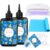 Bsrezn 200g UV Resin Kit with Light, Crystal Clear Solar Activated UV Epoxy Resin for Jewelry Making (100g x 2)