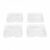 BSTiltion Acrylic Desktop File Organizer Efficient Transparent Storage Tray for A4 Letter Desk Office (4 Layers)