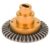 BSTiltion RC Car 38T Main Gear Durable Connect Box Gear for HSP 94180 1/10 RC Car Model Red Metal 1.5 X 1in Main Function Modification Accessory (Gold)