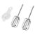 BSTiltion Stainless Steel Electric Hand Mixer Attachments Efficient Mixing for Baking Enthusiasts