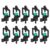 BSTiltion Watering Drippers 10pcs, 4mm Stable Irrigation Nozzles