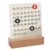 BSTiltion Wooden Kids Calendar, Hand Operated Learning Tool (White)