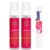 BTL Foam Wrap Lotion 2-Pack 8 fl oz with Braider Pin Tail Comb
