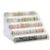 BTSKY 5 Tier Washi Tape Organizer – Clear Plastic Washi Tape Storage Rack, Assembly Washi Tape Storage Holder Washi Tape Dispenser Desk Accessories Display Caddy for Scrapbooking Art Craft Supplies