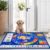 Btybeara 2×3 Classroom Rug Washable Kids Play Mat with TPR Non-Slip Base Foldable Learning Area Rug for Preschoo Kindergarten Kids Playroom and Classroom