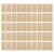 Buachois 50Pcs Dominos Tenon, Beech Wood Loose Tenons, 8x40mm