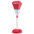 Bubble Blower Bubble Torch, Rechargeable Machine with Sound & Light, Porous Blower for Outdoor Camping, Garden (Rose Red)