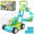 Bubble Lawn Mower for Kids,3-in-1 Bubble Machine Blower Toy Ages 3-8 Green