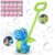Bubble Machine for Kids, Dinosaur Bubble Lawn Mower for Toddlers with Light