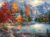 Buffalo Games – Chuck Pinson – Space for Reflection – 1000 Piece Fall Jigsaw Puzzle – Festive Puzzle for Adults – Precision-Cut Pieces, Autumn Artwork and Hours of Relaxing Fun