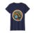 Bug Explorer Bold Caterpillar Magnifying Glass Design T-Shirt, Women, Navy Blue, Large