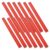 BUGUUYO Octagonal Carpenter Pencils Wood Marking Pencils with Hb Black Lead and Integrated Scale 48pcs Bright Red Body Prevents Roll on Rough Surfaces for Construction and Carpentry