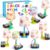 Bulk STEM Kits – 8 Set Electric Light Engineering Circuit Kit, Science Experiments Building Toys for Ages 8-12, STEM Girls Boys Arts and Crafts, Table Lamps for Kids Activities 8-10 10-12 14