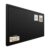 Bulletin Board, 23.5 x 15.5 inches Decorative Felt Pin Board, Vision Board Cork Board Alternative for Wall, Foldable Photo Board Self-Adhesive Vision Board Mood Board with 20 Pushpins – Black