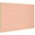 Bulletin Board 23.6 x 17.7 inches, Blush Coral Pin Board, Golden Aluminum Framed Fabric Cork Board with 10 Push Pins
