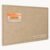 Bulletin Board, 24 x 18 inches Decorative Felt Pin Board, Cork Board Alternative for Wall, Foldable Photo Board with 20 Pushpins – Desert Brown
