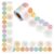 Bulletin Board Border 32.8ft Long Smiling Face Border Trim Wall Sticker for Classroom Whiteboards Chalkboard Decoration Adhesive Coated Paper Sticker